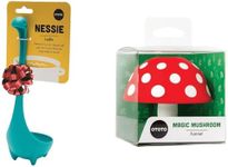 Bundle of 2!!! Nessie Turquoise Original Nessie Ladle by OTOTO - Soup Ladle + Mushroom - Foldable Kitchen Funnel