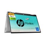 HP Pavilion X360 11th Gen Intel Core i7 14" (35.6cm) FHD Multitouch 2in1 Laptop (16Gb Ram/512Gb Ssd/B&O/Win 11 Home/FPR/Backlit Kb/Intel Iris Xe Graphics/Pen/Alexa/Ms Office/Silver/1.52Kg)14-Dy1047Tu