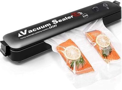 ANJIGEVS Vacuum Sealer Machine, Automatic Fresh Food-Sealer, Vacuum Packing Machine For Fruits, Meat Preservation With Dry & Moist Sealing Modes With LED (Multi Color)