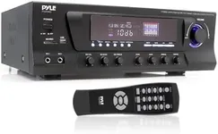 300W Digital Stereo Receiver System - AM/FM Qtz. Synthesized Tuner, USB/SD Card MP3 Player & Subwoofer Control, A/B Speaker, iPod/MP3 Input w/Karaoke, Cable & Remote Sensor - Pyle PT270AIU.6