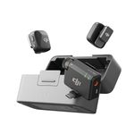 DJI Mic Mini (2 TX + 1 RX + Charging Case), Wireless Lavalier Microphone, Detail-Rich Audio, 48h Use, Noise Cancelling, Automatic Limiting, Bluetooth Microphone for Camera/iPhone/Android, Vlog
