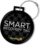 Dynotag Web/GPS Enabled QR Smart Deluxe Steel Luggage Tag & Braided Steel Loop