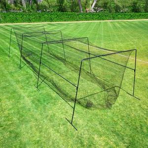 Skywalker Sports 40 Foot Competitive Batting Cages for Backyard or Indoor Baseball and Softball Collapsible Black Frame and Net