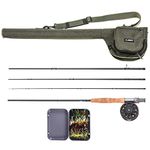 Lixada Fly Fishing Rod and Reel Combo with Carry Bag (Fly Fishing Set)