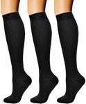 CHARMKING Compression Socks (3 Pair