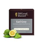 McLEOD RUSSEL 1869 Earl Grey | 15 Pyramid Tea Bags | Loose Leaf Assam Black Orthodox | Blended With 100% Natural Bergamot Oil | Citrusy And Refreshing | Brewed Hot Or Iced Tea | 30 gram