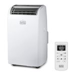 BLACK+DECKER 12,000 BTU Portable Air Conditioner up to 550 Sq.Ft. with Remote Control, White