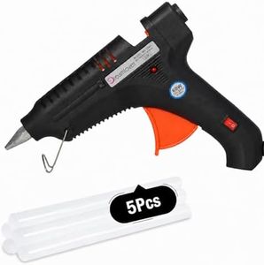 Dreamlover 60W Hot Glue Gun with 5 Glue Sticks | Fast Heating Electric Glue Gun for DIY Crafts, Repair, Art & Home Use