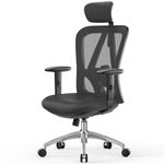 mfavour Ergonomic Office Chair Back Support, Mesh Office Desk Chair, Comfortable Home Office Chair Executive Office Chair for Home Ergonomic Desk Chair Heavy Duty with Load Capacity 150kg/330LBS