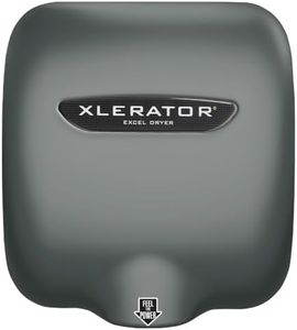XLERATOR XL-SP Automatic High Speed Hand Dryer with Gray Cover and 1.1 Noise Reduction Nozzle, 12.5 A, 110/120 V (Gray)