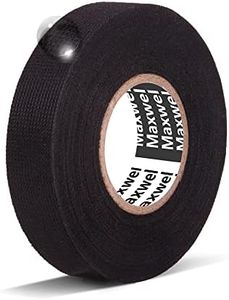 Wire Loom Harness Adhesive Cloth Fabric Tape for Automotive Electrical Wire harnessing Noise Damping Heat Proof 3/4" x 50 ' 1 Pack