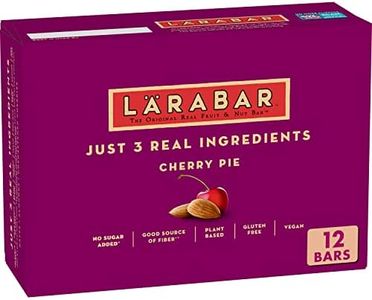 LÄRABAR Cherry Pie, Gluten Free Vegan Fruit & Nut Bars, 1.6 oz bars, 12 ct