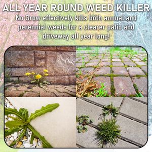Pro-Kleen NOGROW Weed Killer, 3 x 4L – Powerful Garden Herbicide