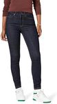 Amazon Essentials Women's High-Rise Skinny Jean, Black Rinse, 18 AU