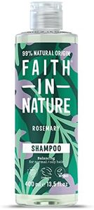 Faith In Nature Shampoo Naturale al Rosmarino, Equilibrante, Vegano, senza Parabeni e senza SLS, non Testato su Animali, per Capelli da Normali a Grassi, 400 ml