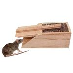 The Wilayat Wooden Rat Trap Catcher/Traper/Mouse Cage for Catching Rat Mouse Rodent Chipmunk Squirrels