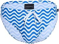 Andrew Christian Waves Bikini, Electric Blue/White, Small
