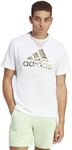 adidas Sportswear Camo Badge of Sport Graphic Men's T-Shirt, White, XX-Large