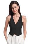 V VOCNI Vest for Women V Neck Suit 