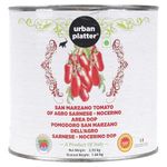 Urban Platter San Marzano Whole Peeled Tomatoes in Tomato Juice, 2550g / 89.9oz [Tomates pelles Dans le Jus, DOP, Product of Italy]