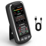 LifeBasis Radon Detector with TFT Color Display, Portable Radon Monitor for Home Rechargeable Radon Tester Long Data Storage with Visual and Audible Alarm First Data Display in 6 Hours pCi/L or Bq/m³