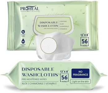 X Large Wet Wipes for Adults - 2 Packs of 56 [112 Count] Disposable Incontinence Wipes, 12" x 8" Adult Wipes for Elderly - Personal Body Wipes for Women and Men, Pre Moistened Adult Washcloths