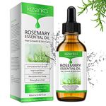 Rosemary Essential Oil for Hair, Rosemary Hair Oil for Nourishing Scalp & Stimulating Hair Growth, Rosemary Masssage Oil for Skin Care & Body Relaxation, Used for Aromatherapy Oil for Diffusers - 60ml