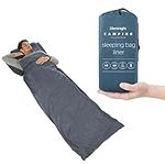 Silentnight Camping Collection Sleeping Bag Liner - Thermal, Warm and Lightweight Sleeping Bag Liner for Cosy and Hygienic Comfort - Great for Camping, Festivals, Hotels and Hostels, Double