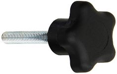 Innovative Components AN5C20005S321 1.75" Star knob 5/16-18 x 2.00" Steel zinc Stud Black pp (Pack of 10)