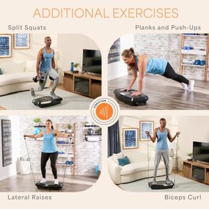 LifePro Hovert 3D Vibration Plate – Full Body Exercise Machine