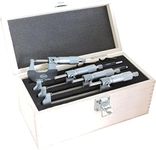 STEINLE Outside Micrometer Set Type: 2131 Measuring Range: 0-100 mm Contents: 4 Measuring Screws DIN 863