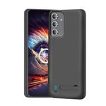 BAHOND Battery Case for Samsung Galaxy S24, 5000mAh Rechargeable Extended Battery Charging Charger Case, Add 100% Extra Juice, Not Compatible with S24+ or S24 Ultra (6.2 inch) Black