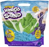 Kinetic Sand, 6lb Mouldable Sensory Play Sand Amazon Exclusive 3-Colour Bundle Pack (Blue, Green, Purple) Only Available at Amazon!