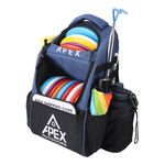 Apex Outdoors Disc Golf Bag, Disc Golf Backpack with 21+ Disc Capacity, Durable & Lightweight Frisbee Golf Bags with Multiple Storage Pockets