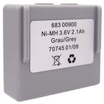 DCYNXC 2100mAh 2.1Ah 3.6V 68300900 Rechargeable Battery for HETRONIC Remote Control Grey