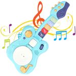 The Magic Toy Shop Toddler Guitar With Button Activated Musical Sounds - Kids Guitar Cause And Effect Toys Baby Musical Instrument - Baby Musical Toys For 2 Year Old & Above