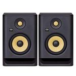 KRK RP5 Rokit 5 G4 Professional Bi-Amp 5" Powered Studio Monitor Pair, Black