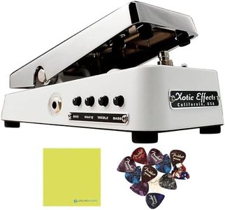 Xotic Wah Pedal XW-1 True Bypass Bias Controls Bundle w/ 12x Fender Picks and Liquid Audio Polishing Cloth