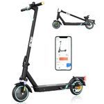 RCB R17 Electric Scooter, Max 25 km/h, 350W Motor, 8.5'' Solid Tires, APP Control, Max Load 120 kg, 3 Speed Modes Foldable Electric Scooter, Double Brake, Double Shock Absorbers