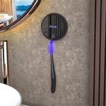 iHave UV Toothbrush Sanitizer and Holder – UV & Heated Drying, Wall-Mounted Toothbrush Holders, Travel Toothbrush Cleaner & Toothbrush Covers, Stylish Bathroom Decor & Accessories for Home & RV, Black