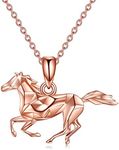 YFN Horse Necklace Sterling Silver 