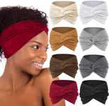 Tyfthui 8 Pack Wide Headbands for W