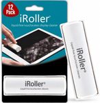 Screen Cleaner by iRoller - Pack of 12 - No Need for Spray or Wipes, Liquid Free - Reusable & Washable -Portable iPad Screen Cleaner for Touchscreen- Ideal for Smartphone, MacBook, Monitor - 3.5"
