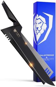 DALSTRONG Slicing & Carving Knife - 12" - Offset Blade - Shadow Black Series - Black Titanium Nitride Coated - High Carbon - 7CR17MOV-X Vacuum Treated Steel- Sheath - NSF Certified