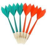 FUZVOL Set of 6 Soft Tip Darts,Plastic Soft Tip Darts for Soft Dartboards,Great Indoor Office Home Games for Kids and Adults (Red+Green)