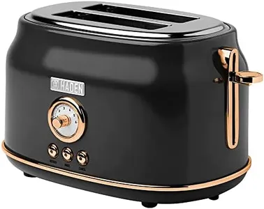 Haden Dorset Toaster, Wide Slot with Removable Crumb Tray and Settings