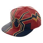 Bioworld Bioworld Avengers Infinity War Iron Spider Suit up PU Snapback Hat,Red,Standard