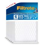 Filtrete 17.5x23.5x1, AC Furnace Air Filter, MPR 1900, Healthy Living Ultimate Allergen, 6-Pack (exact dimensions 17.19 x 23.19 x 0.78)