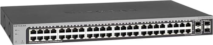 NETGEAR 48-Port Gigabit Ethernet Smart Managed Pro Switch (GS748T) - with 4 x 1G SFP, Desktop/Rackmount, and ProSAFE Lifetime Protection