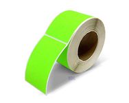 3 X 5 Rectangle Inventory Color Coding Sticker Labels, 500 Per Roll from NextDayLabels (Fluorescent Green)